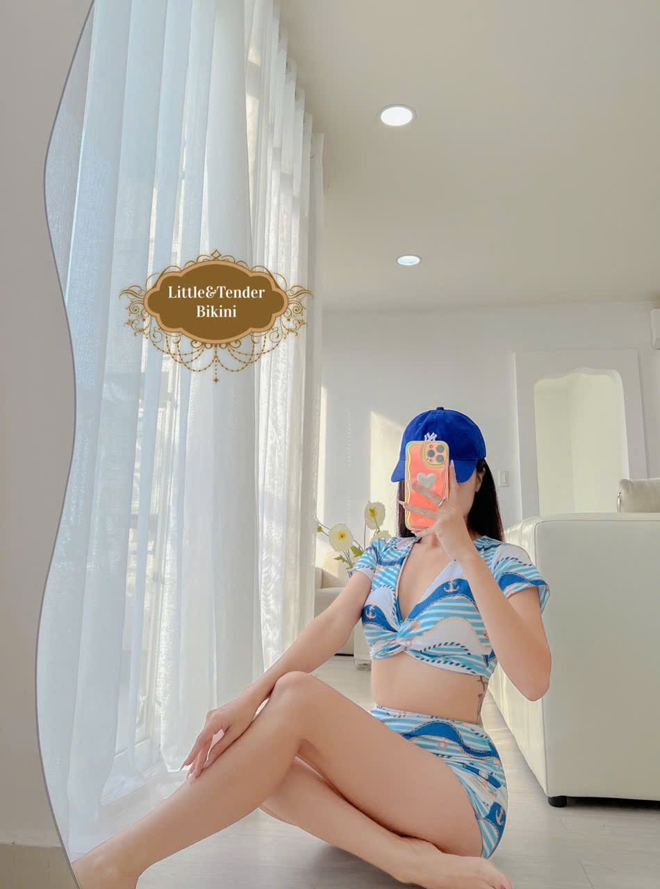 ANCHORY SWIMSUIT - SET BIKINI HỌA TIẾT MỎ NEO