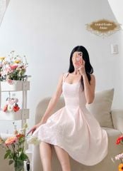 PEACHY DRESS - ĐẦM MAXI HỒNG PHẤN ĐÁNG YÊU