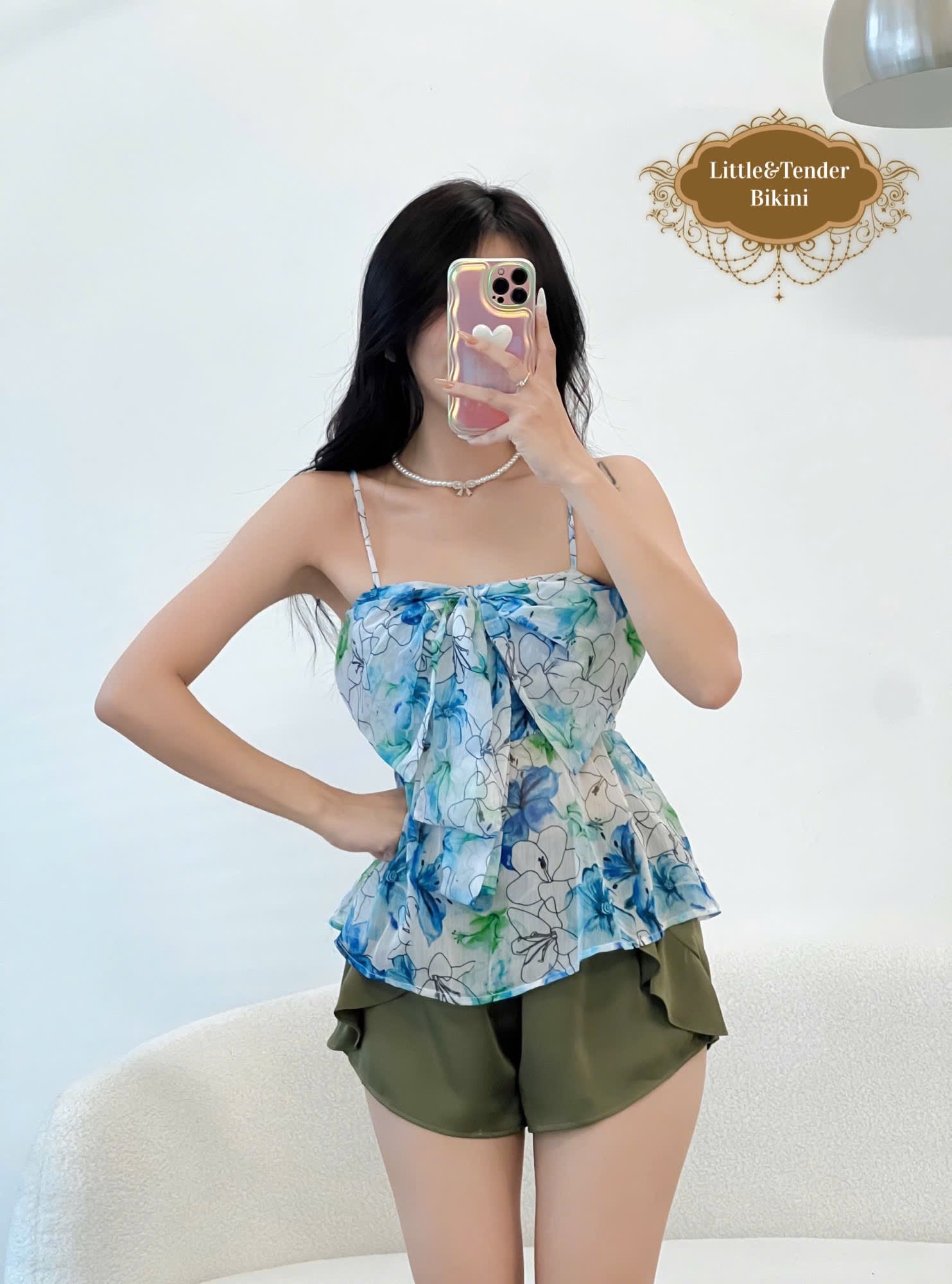 KARSI SHORT PYJAMAS - SET ĐỒ NGỦ NGẮN HỌA TIẾT HOA LÁ