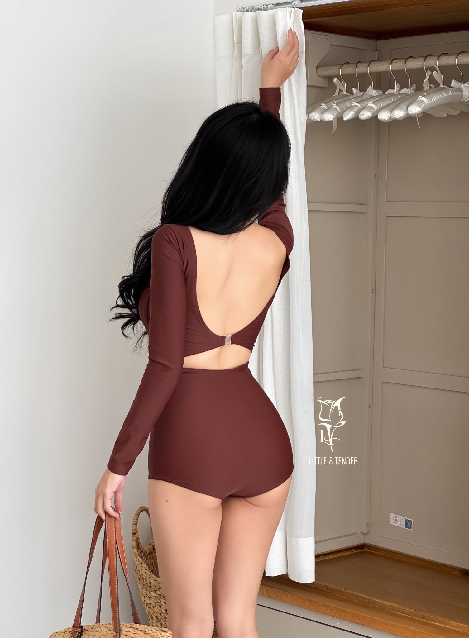 XAVIA SWIMSUIT - ÁO TẮM MỘT MẢNH NHÚN NGỰC LƯNG CÀI (SALE)