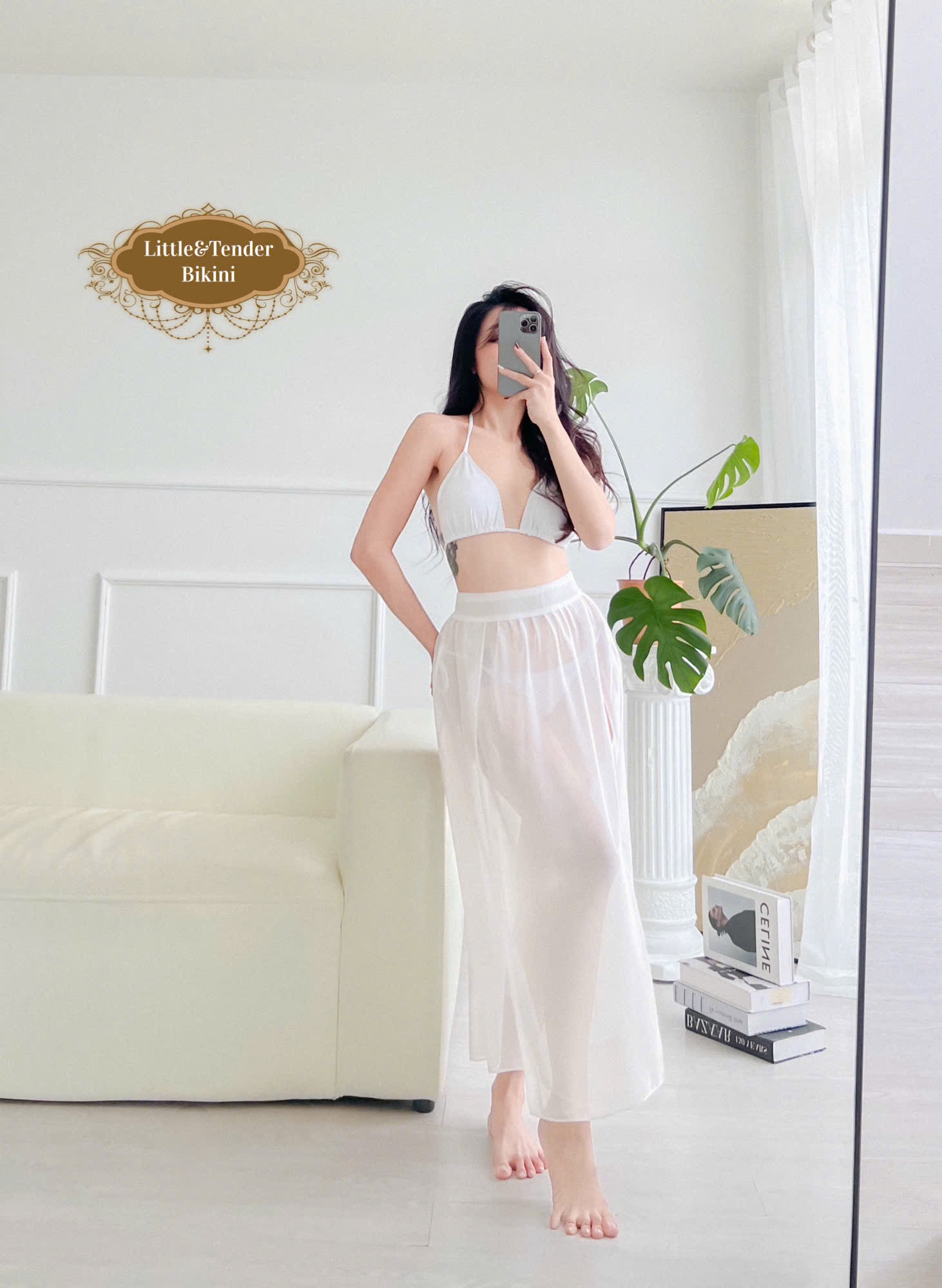 MEERA DRESS - Set 3 món phối chân váy 4 tà