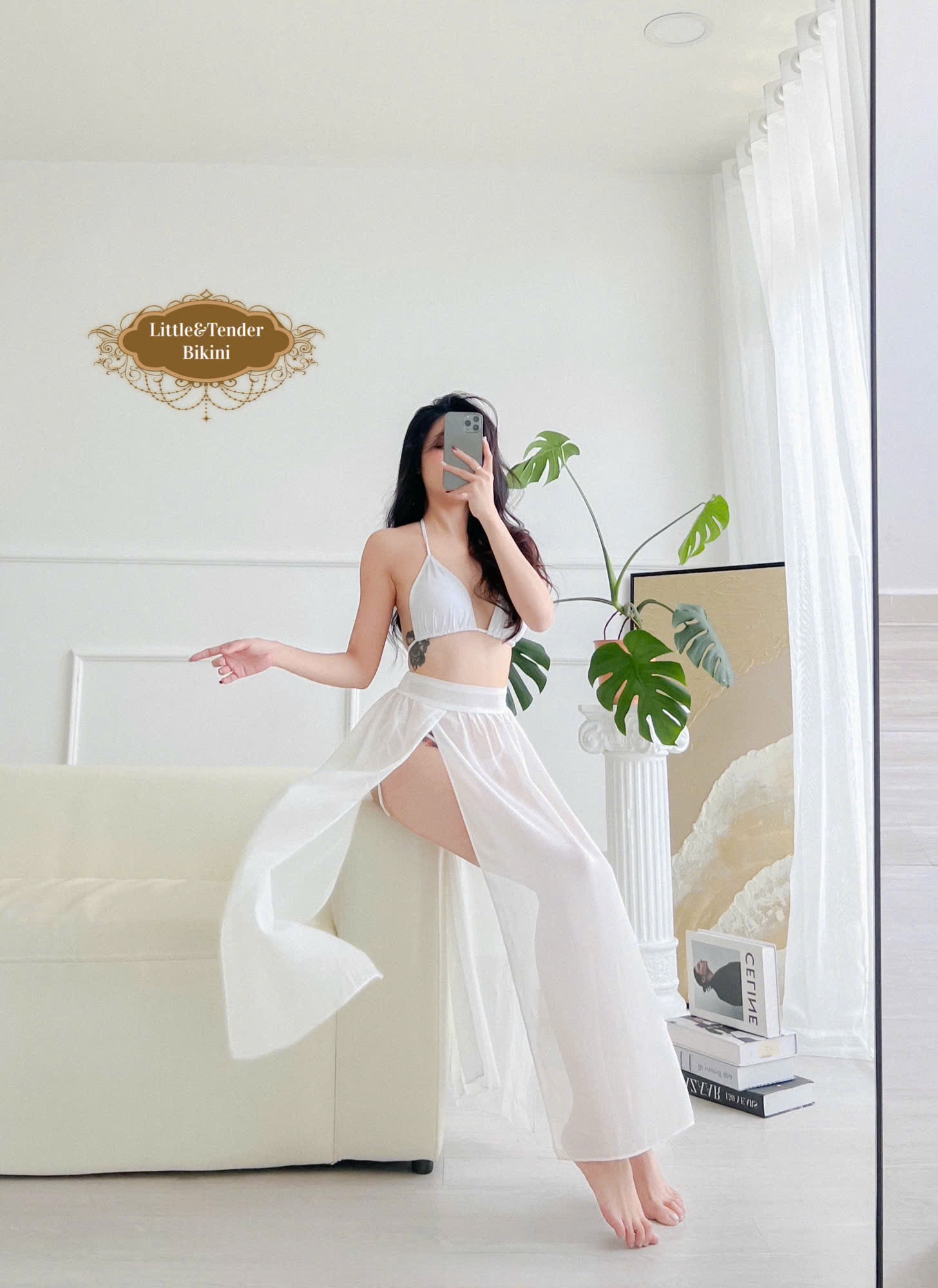 MEERA DRESS - Set 3 món phối chân váy 4 tà