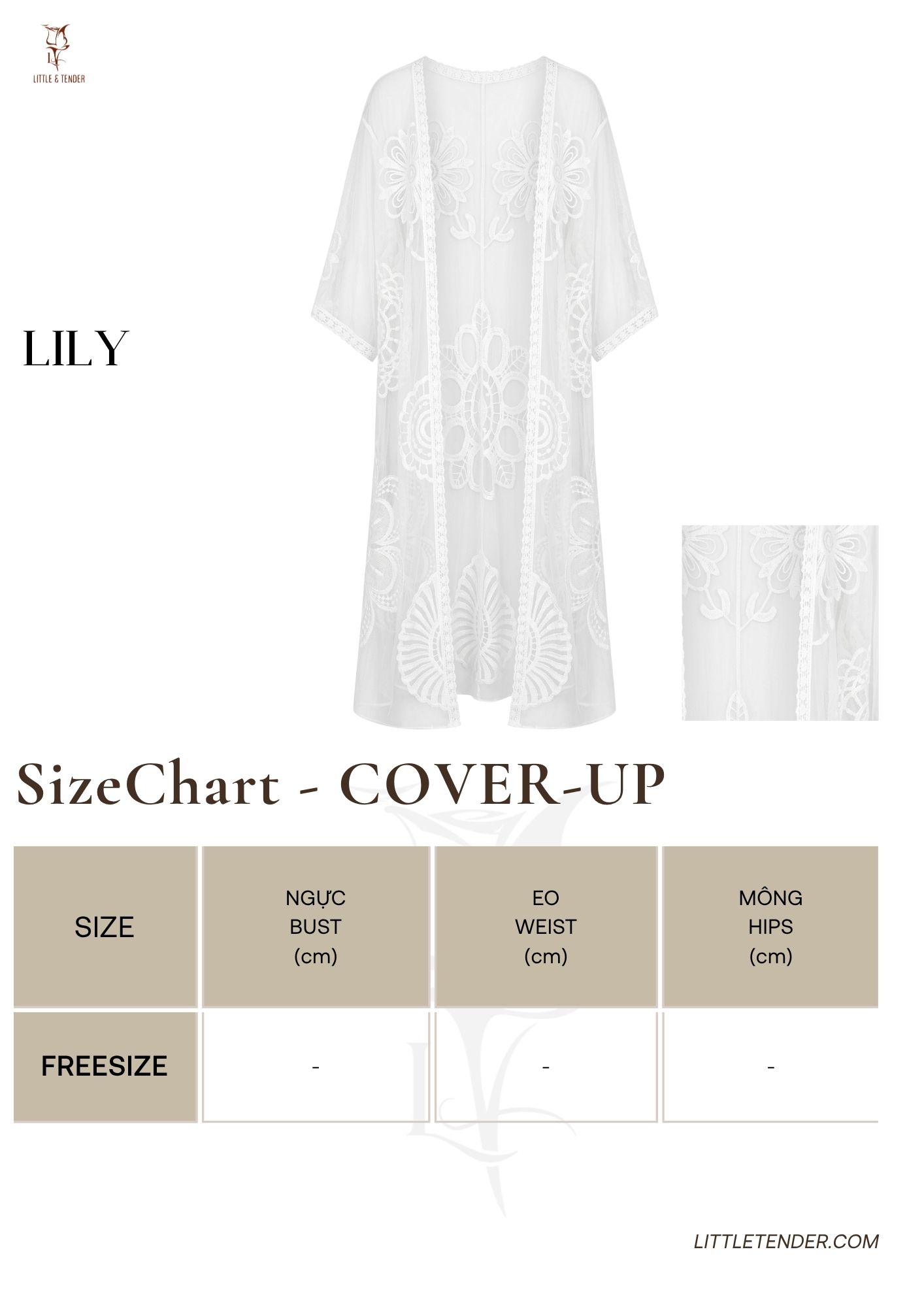 LILY CARDIGAN - ÁO KHOÁC HỌA TIẾT HOA THÊU DÁNG DÀI