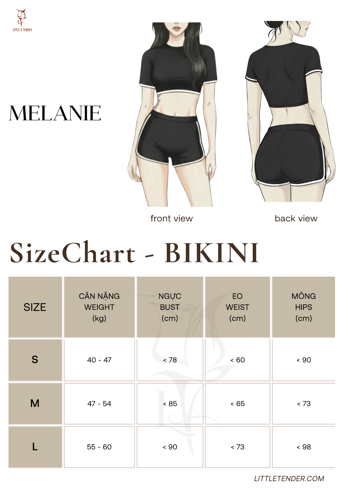 MELAINE SWIMSUIT -  ÁO TẮM 2 MẢNH KÍN ĐÁO NĂNG ĐỘNG