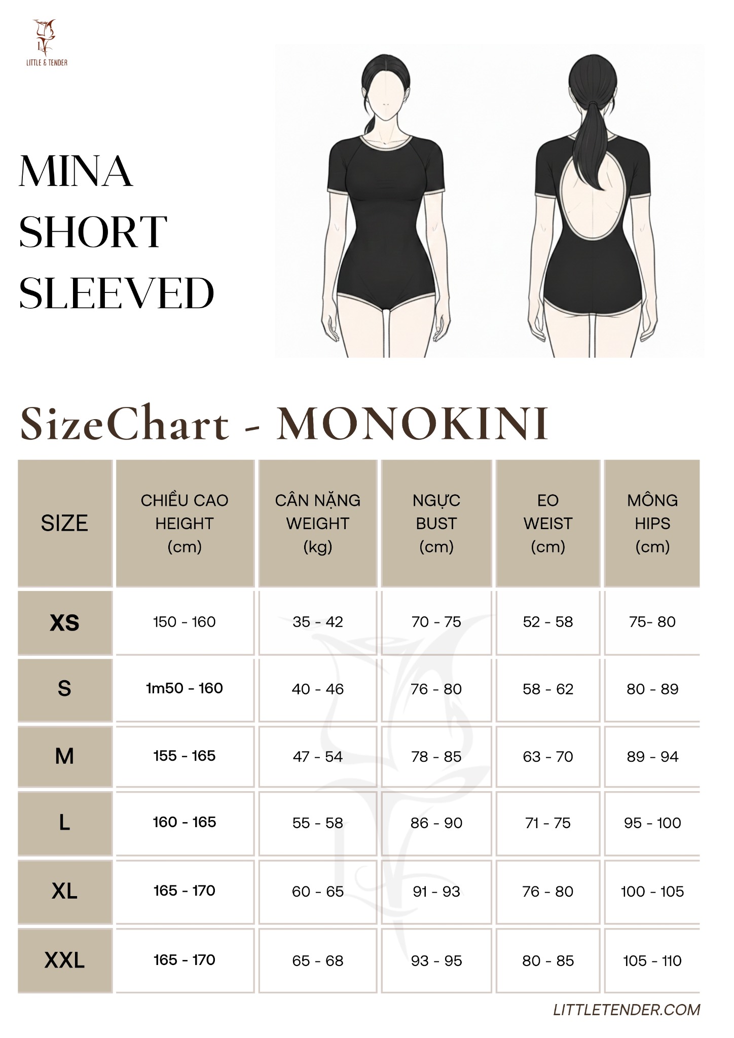 MINA SWIMSUIT - ÁO TẮM 1 MẢNH KÍN ĐÁO GỒM 2 PHIÊN BẢN NGẮN TAY VÀ DÀI TAY