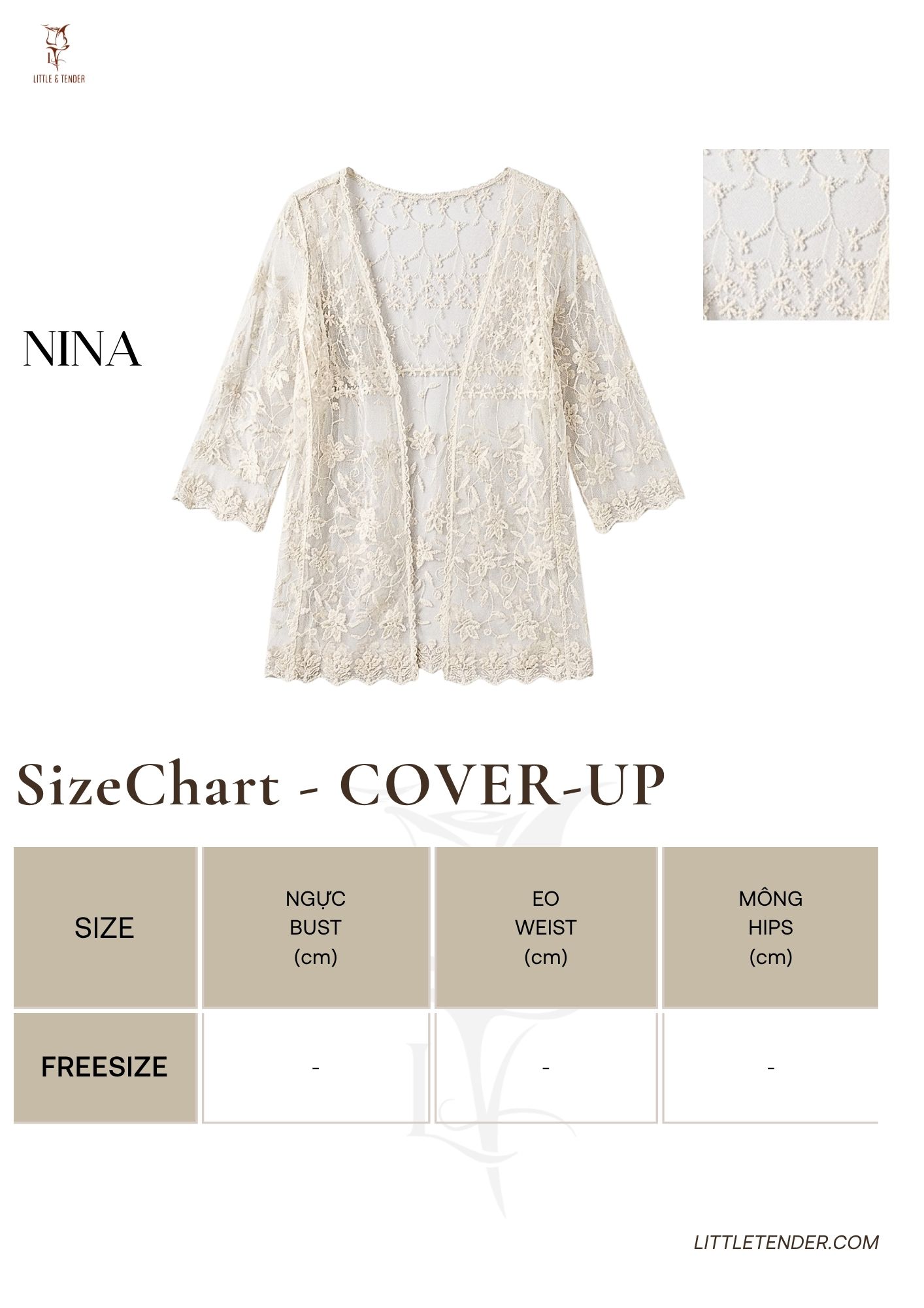 NINA CARDIGAN - ÁO KHOÁC LEN MỎNG THÊU HỌA TIẾT DẠO BIỂN