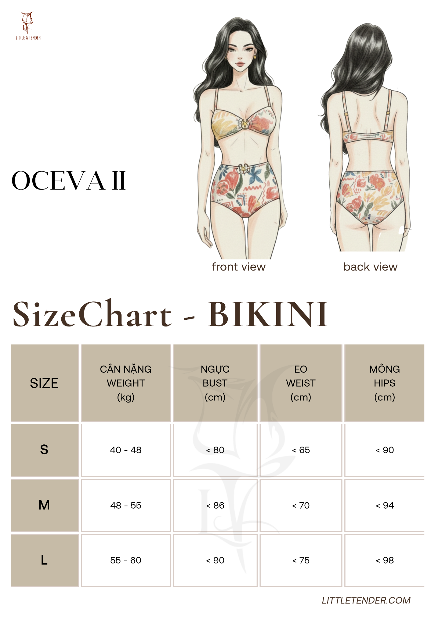Oceva Swimsuit II - Áo Tắm 2 Mảnh Họa Tiết Độc Quyền