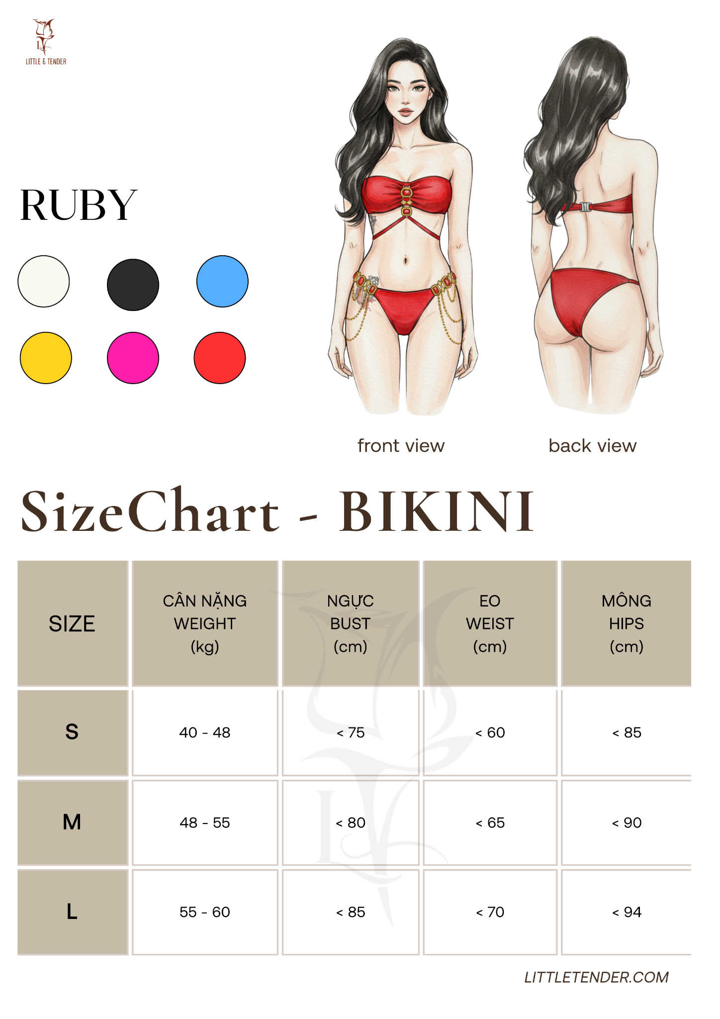 Ruby Sexy Swimsuit SALE - Áo Tắm 2 Mảnh Đính Đá