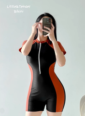 BELLA SWIMSUIT - ĐỒ BƠI LIỀN THÂN KÍN ĐÁO HỌA TIẾT PHỐI MÀU (SALE)