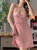 HỒNG / Cổ Thuyền - Lưng Đổ 2 Dây