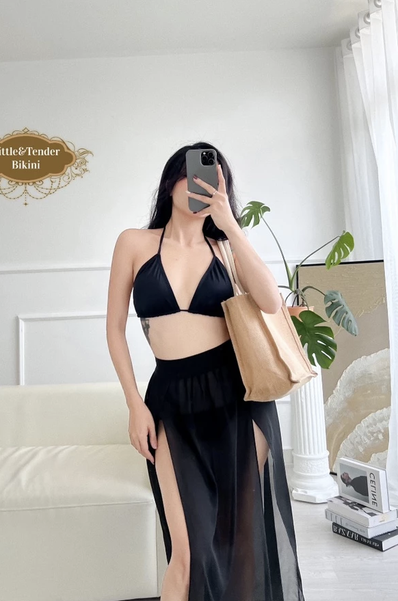 MEERA DRESS - Set 3 món phối chân váy 4 tà