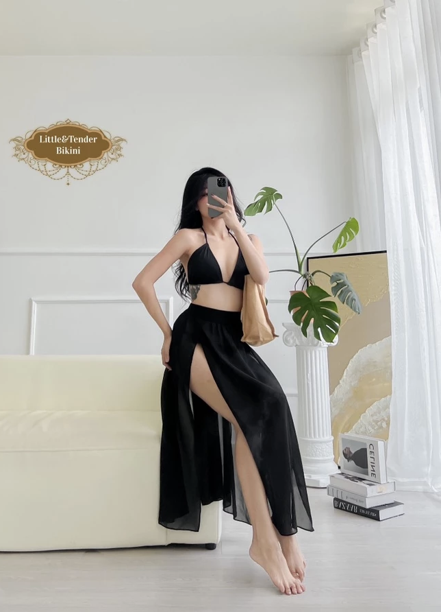 MEERA DRESS - Set 3 món phối chân váy 4 tà