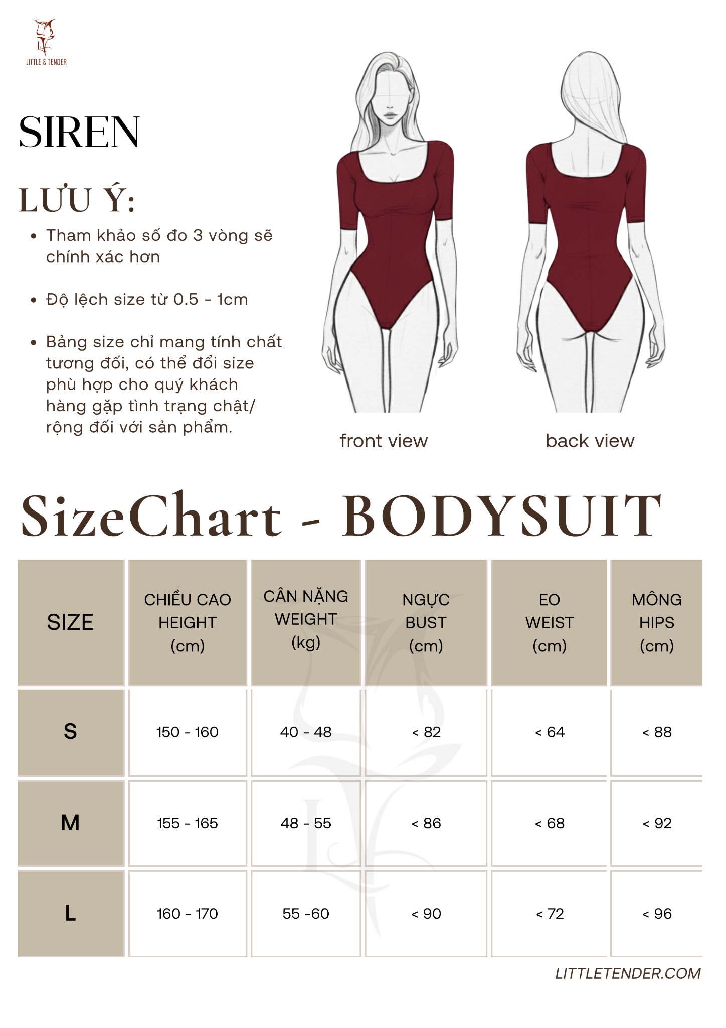 SIREN BODYSUIT -  BODYSUIT TAY CỘC CỔ U SEXY (SALE)