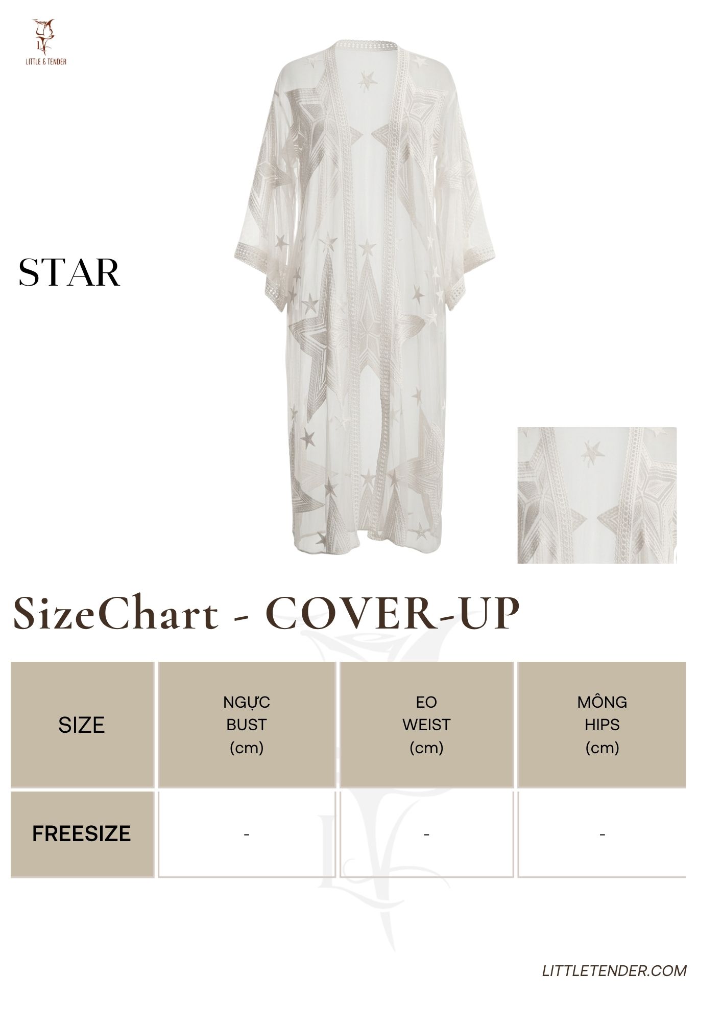 STAR CARDIGAN - ÁO KHOÁC KIMONO HỌA TIẾT NGÔI SAO