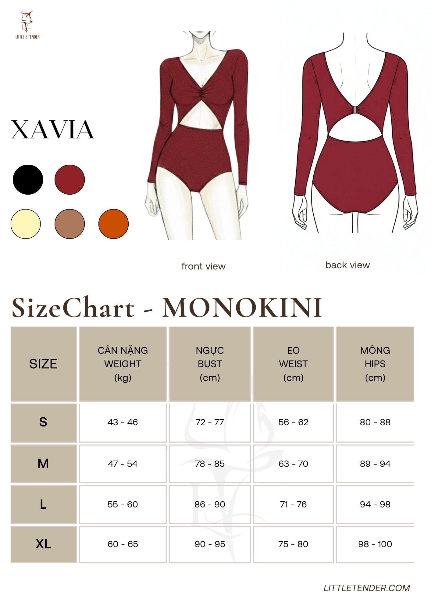 XAVIA SWIMSUIT - ÁO TẮM MỘT MẢNH CUTOUT VẢI BÓNG