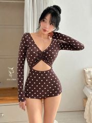XAVIA SWMSUIT - ÁO TẮM MỘT MẢNH HỌA TIẾT CHẤM BI (SALE)