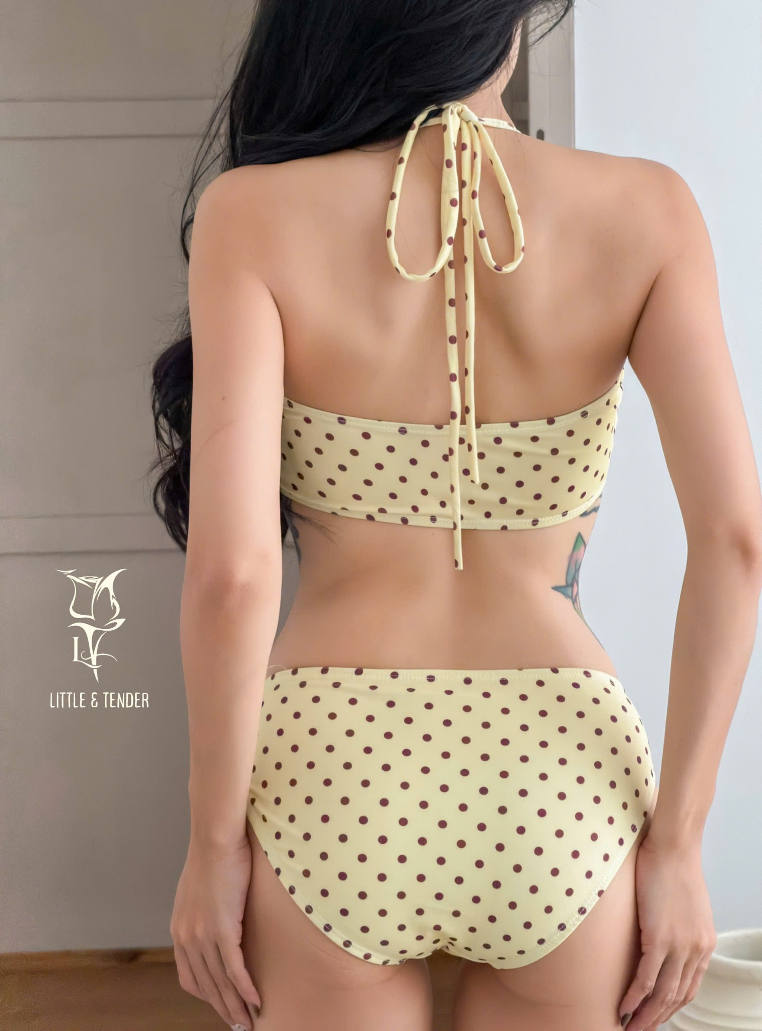 TIFFANY SWIMSUIT - SET BIKINI 3 MÓN CHẤM BI QUYẾN RŨ (SALE)