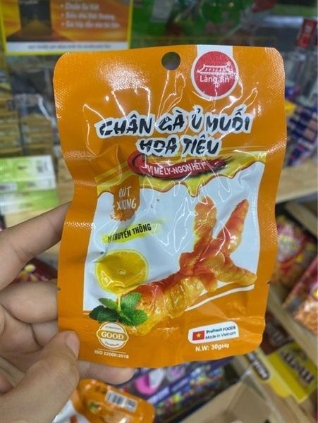 Chân gà ủ muối hoa tiêu rút xương làng An