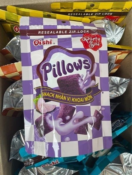 Snack pillows oishi vị khoai môn 100g