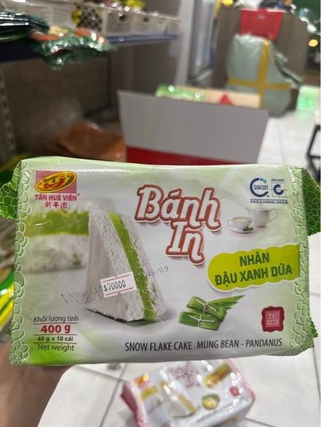 Bánh in thv nhân đậu xanh lá dứa 40g*10