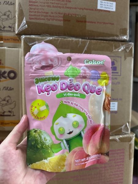 Kẹo dẻo vị đào