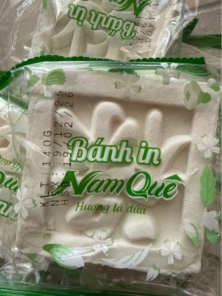 Bánh in vuông lá dứa