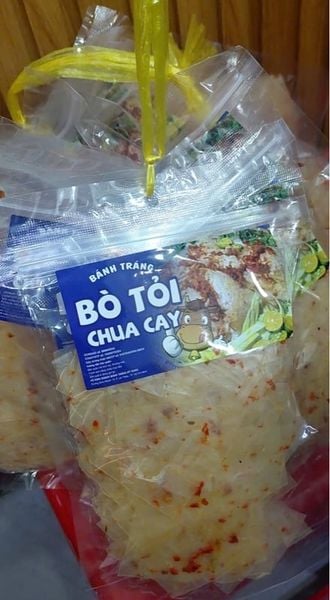 BÁNH TRÁNG BÒ TỎI CHUA CAY MD