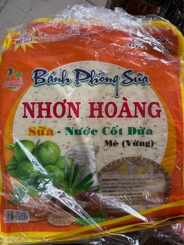Bánh phồng sữa mè vừng