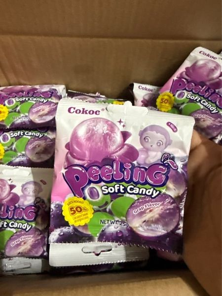 Kẹo nhỏ bóc vỏ 25g vị nho