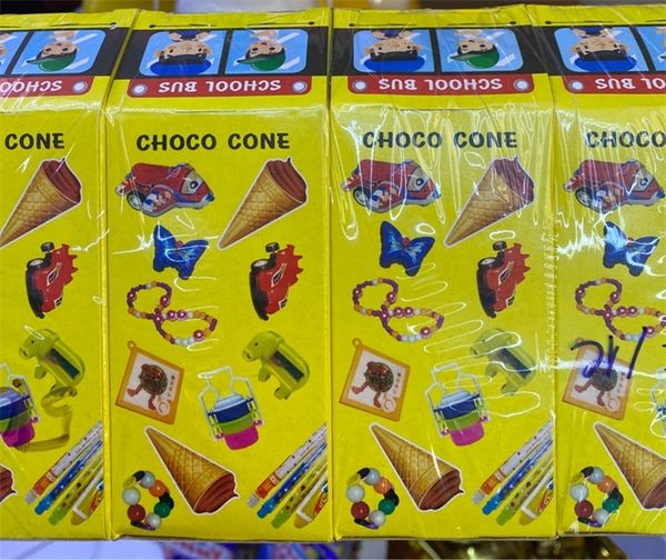 Bánh milky ốc quế đồ chơi