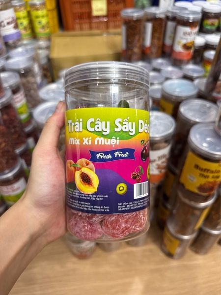 TRÁI CÂY SẤY DẺO MIX XÍ MUỘI 500G (MT)