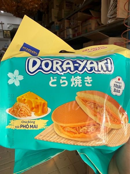 Bánh Kido Dorayaki vị chà bông xốt phô mai