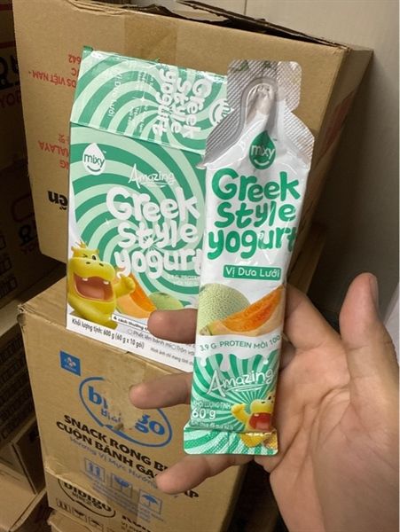 Sữa chua hy lạp vị dưa lưới