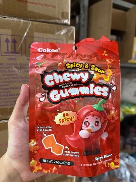 Kẹo dẻo cokoc chua cay 75g