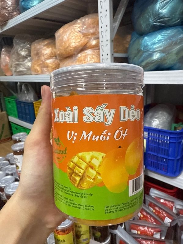 XOÀI SẤY DẺO VỊ MUỐI ỚT 300G (MT)