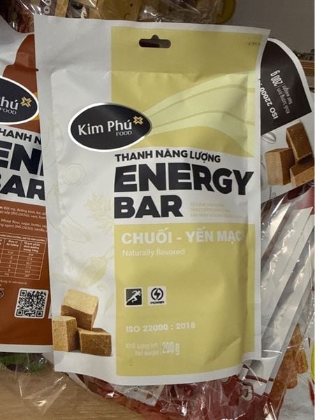 Thanh năng lượng chuối yến mạch
