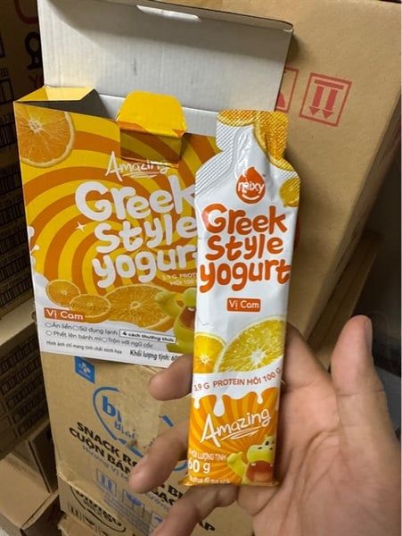 Sữa chua hy lạp vị cam