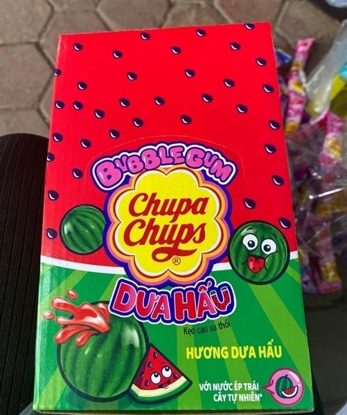 Kẹo cao su bubble gum dưa hấu