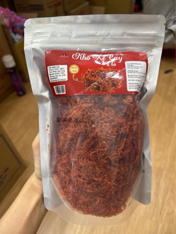 KHÔ BÒ CAY ZIP 500G (MT)