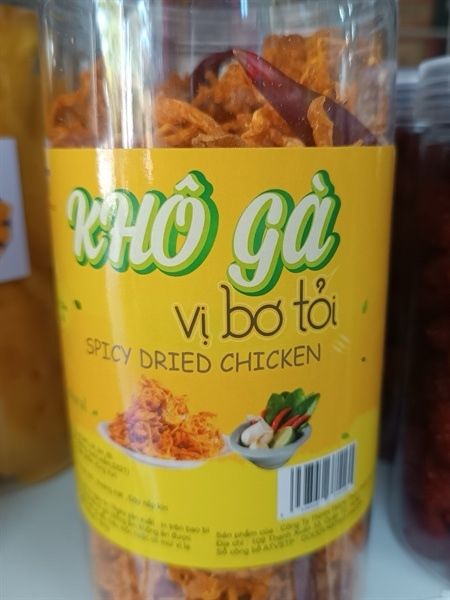 KHÔ GÀ VỊ BƠ TỎI 300G (MT)