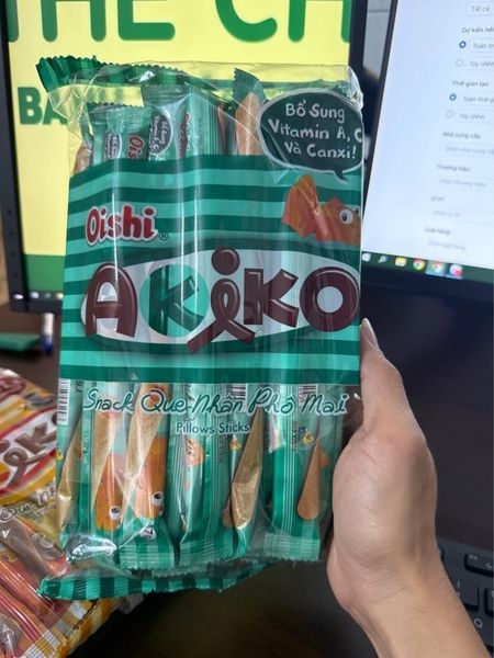 Bánh Akiko Oishi vị phô mai 160g
