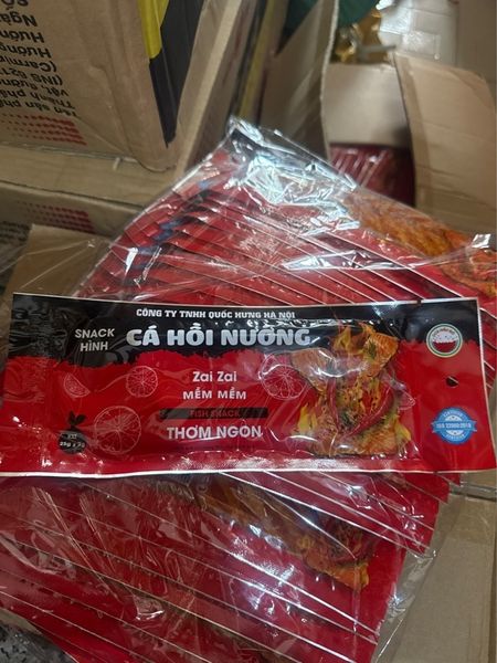 Snack cá hồi nướng