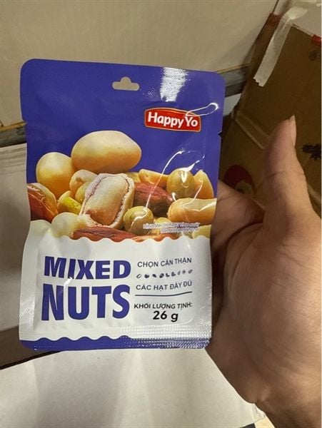 Hạt Mix beans & nuts màu tím Happy yo 26g