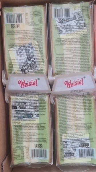 BÁNH BÔNG LAN TAM GIÁC VỊ TRÀ XANH