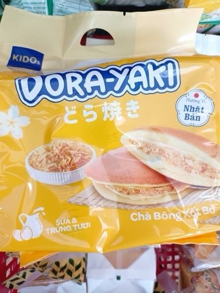 Bánh Dorayaki chà bông xốt bơ Nhật