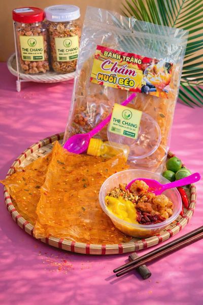 BÁNH TRÁNG CHẤM MUỐI BÉO