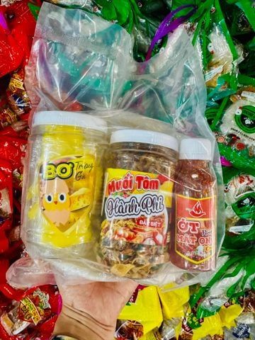 COMBO BƠ MUỐI TÔM HÀNH PHI