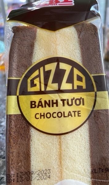 Bánh giza tươi chocolate tam giác