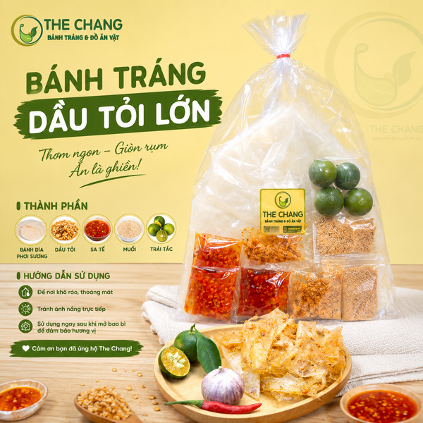 BÁNH TRÁNG DẦU TỎI LỚN