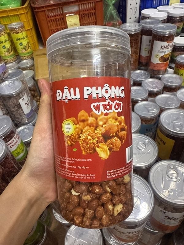 ĐẬU PHỘNG VỊ TỎI ỚT 500G